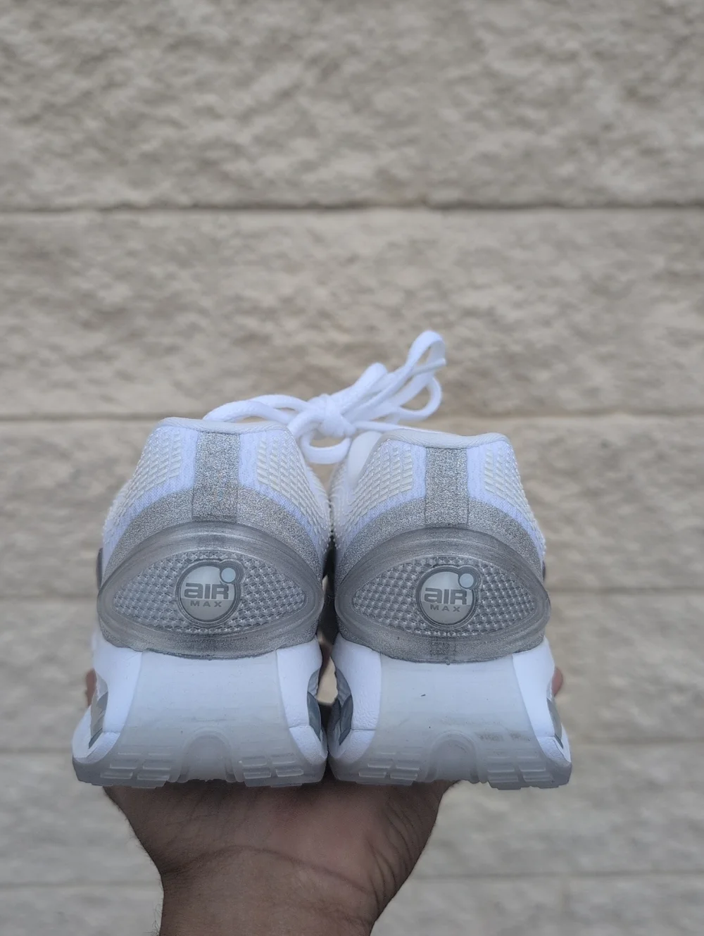 Nike Air Max DN Silver Glitter Women's Size 7 Shoes NWOB